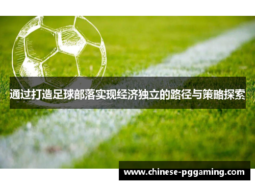 通过打造足球部落实现经济独立的路径与策略探索